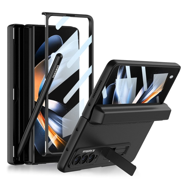 Fashion Magnetic Frame Case For Samsung Galaxy Z Fold 3 & 4 (FREE PEN GIFT)