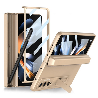 Fashion Magnetic Frame Case For Samsung Galaxy Z Fold 3 & 4 (FREE PEN GIFT)