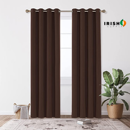 THERMABLOCK Super Soft Thermal Insulated Eyelet Blackout Curtains