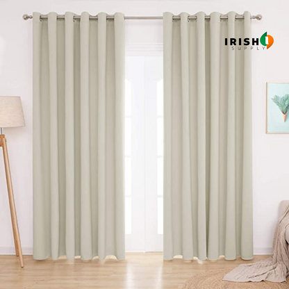 THERMABLOCK Super Soft Thermal Insulated Eyelet Blackout Curtains