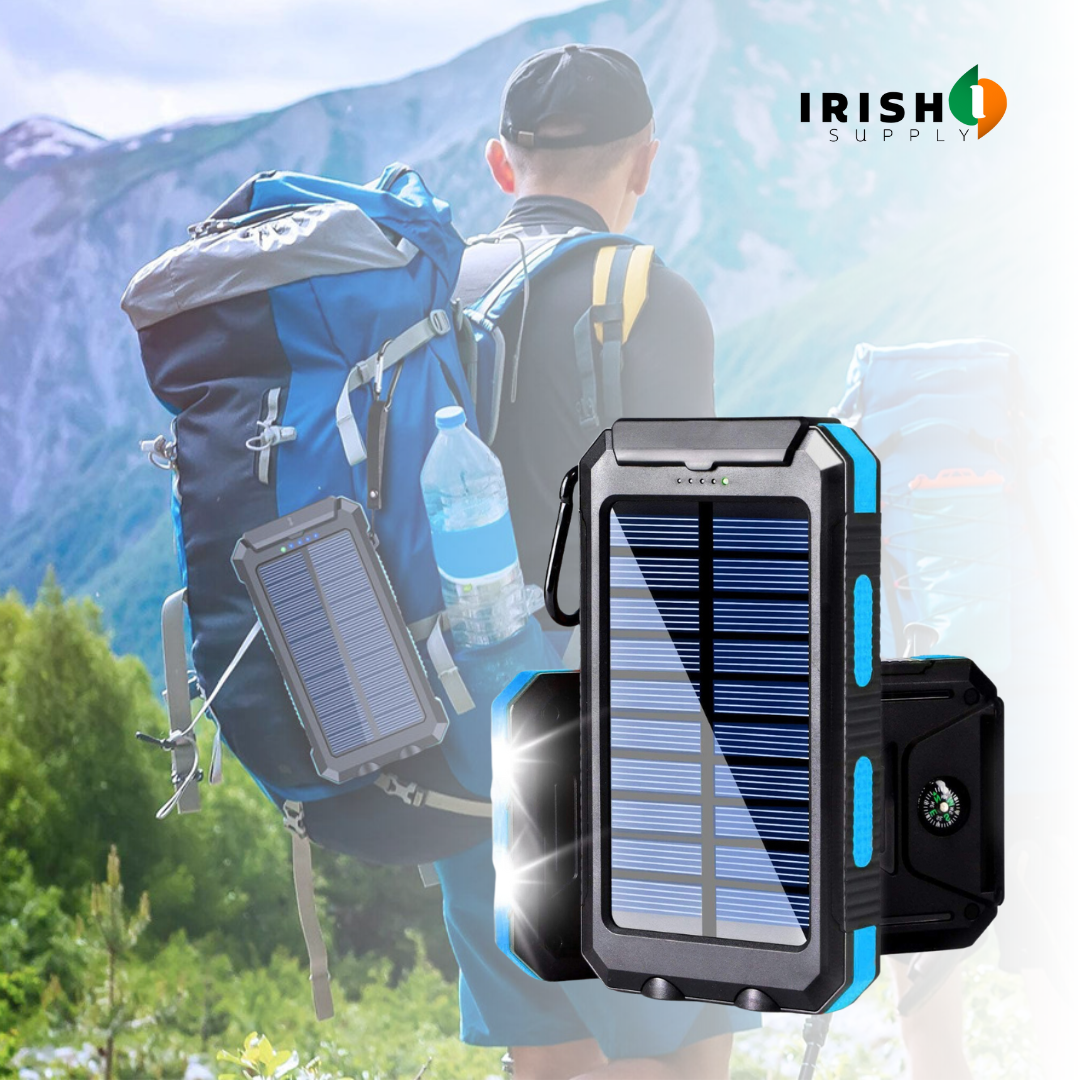 SOLPOCKET Portable Solar Power Bank (20000mAh)