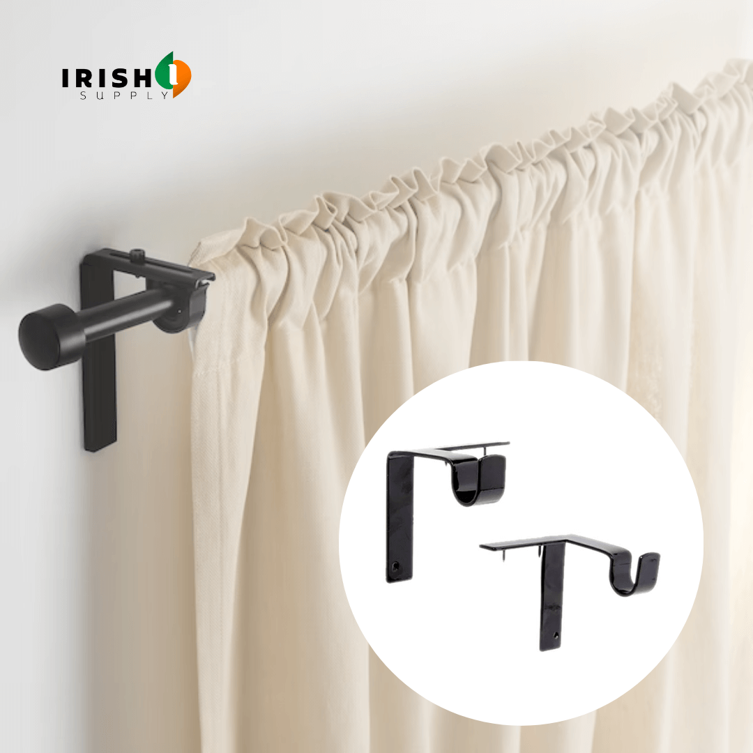 DRZHE Easy-Install Curtain Brackets