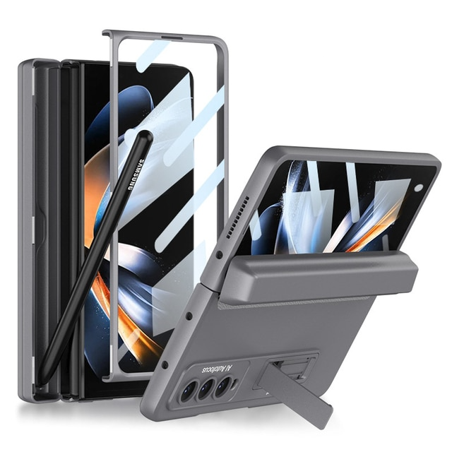 Fashion Magnetic Frame Case For Samsung Galaxy Z Fold 3 & 4 (FREE PEN GIFT)