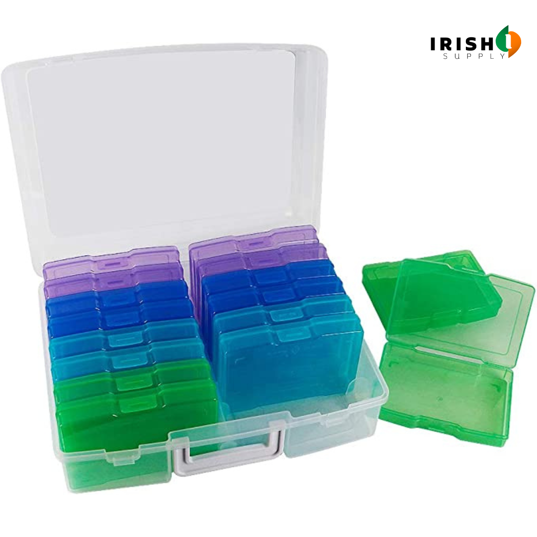 CRAFTCADDY Photo Cases and Clear Craft Storage Box