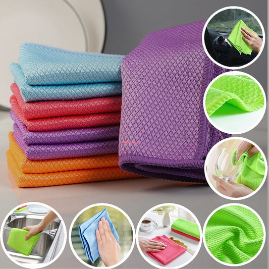 NANOSCALE Streak Free Miracle Cleaning Cloths (Reusable)