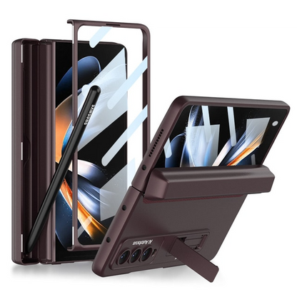 Fashion Magnetic Frame Case For Samsung Galaxy Z Fold 3 & 4 (FREE PEN GIFT)