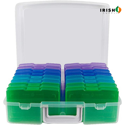 CRAFTCADDY Photo Cases and Clear Craft Storage Box