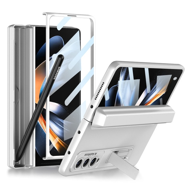 Fashion Magnetic Frame Case For Samsung Galaxy Z Fold 3 & 4 (FREE PEN GIFT)