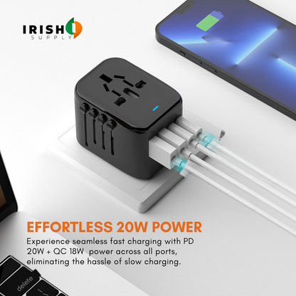 PORTACHARGE Universal Travel Adapter