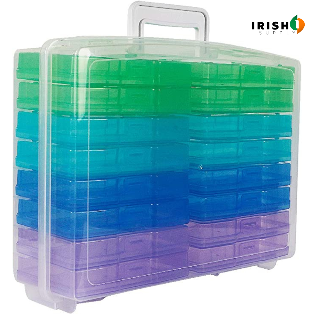 CRAFTCADDY Photo Cases and Clear Craft Storage Box