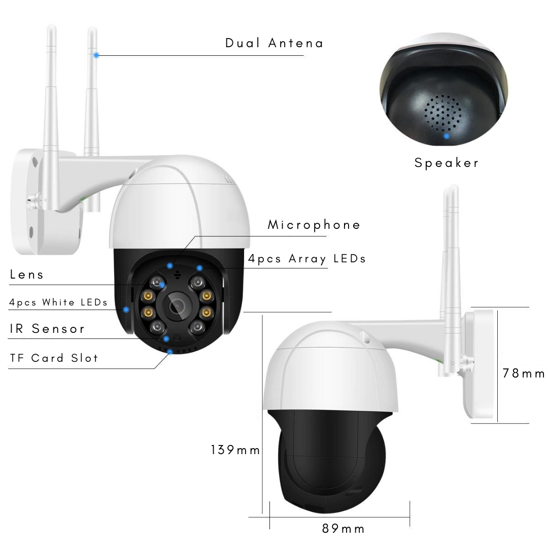 HOMESECURE Wireless Smart CCTV Camera 1080p