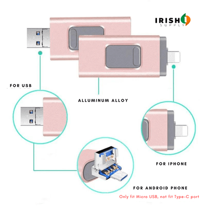 SYNCDRIVE 4 In 1 High Speed USB Multi Flash Drive