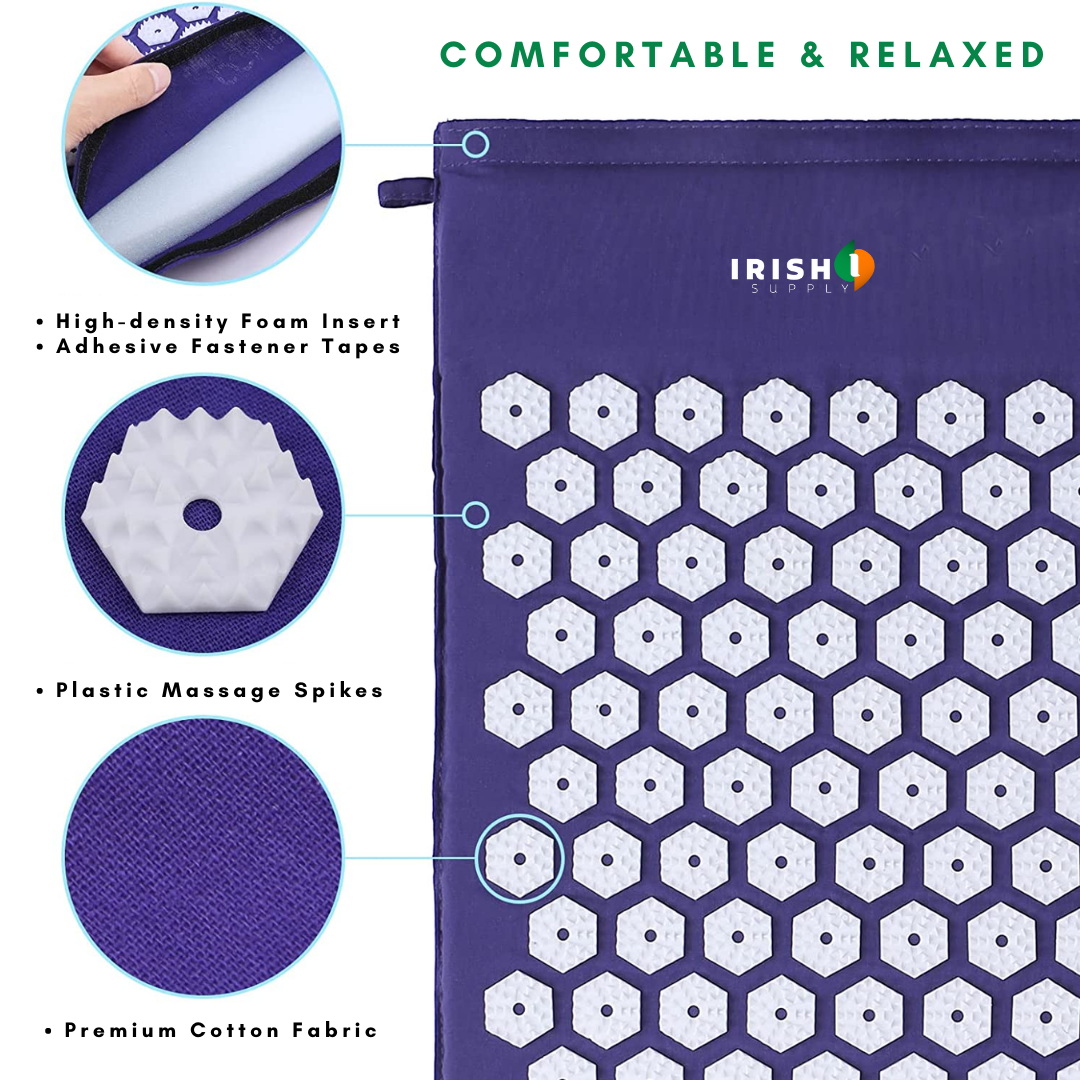 ZENPILLOW Acupuncture Pillow Massage Yoga Mat