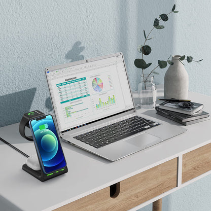 AMPCHARGE 3 IN 1 WIRELESS CHARGER