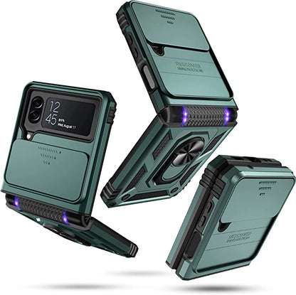 Magnetic Shockproof Case with Camera Cover For Samsung Galaxy Z Flip 4