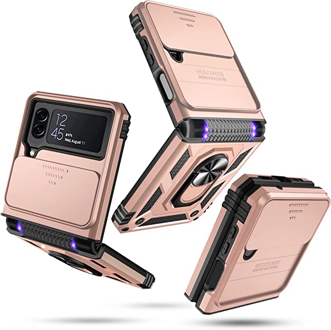 Magnetic Shockproof Case with Camera Cover For Samsung Galaxy Z Flip 4