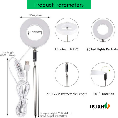 GROWHALO Ring Grow Lights for Indoor Plants