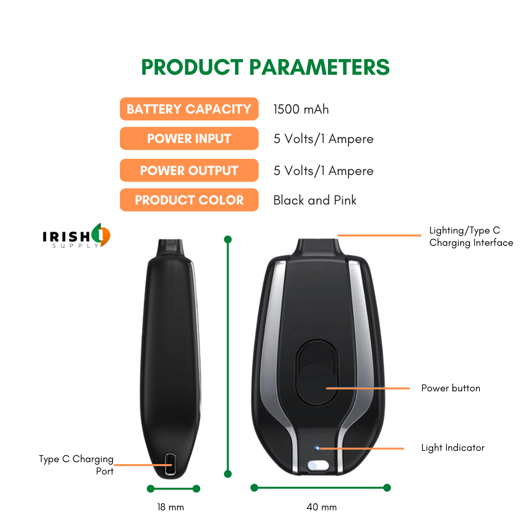 KEYSAVE Emergency Keychain Powerbank