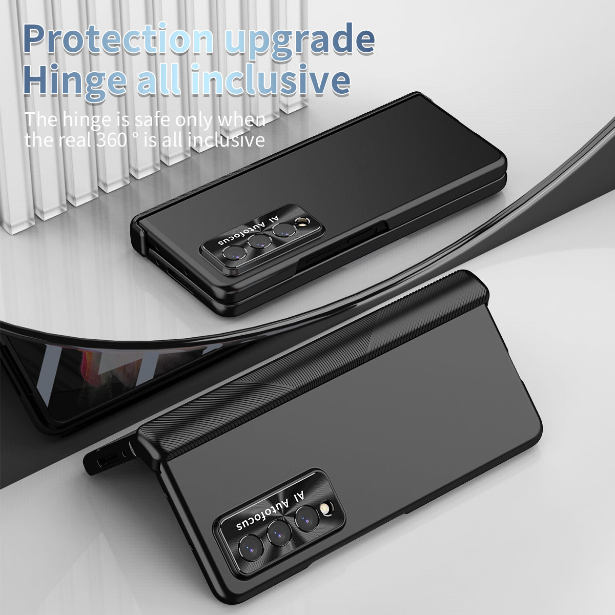 Anti-Falling Pen Holder Hard Case for Samsung Galaxy Z Fold4 5G Fold3