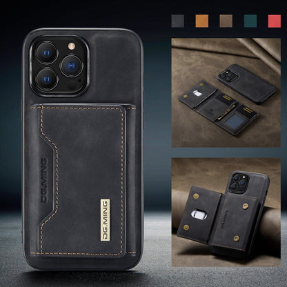 Magnetic Leather Case With Card Holder For iPhone