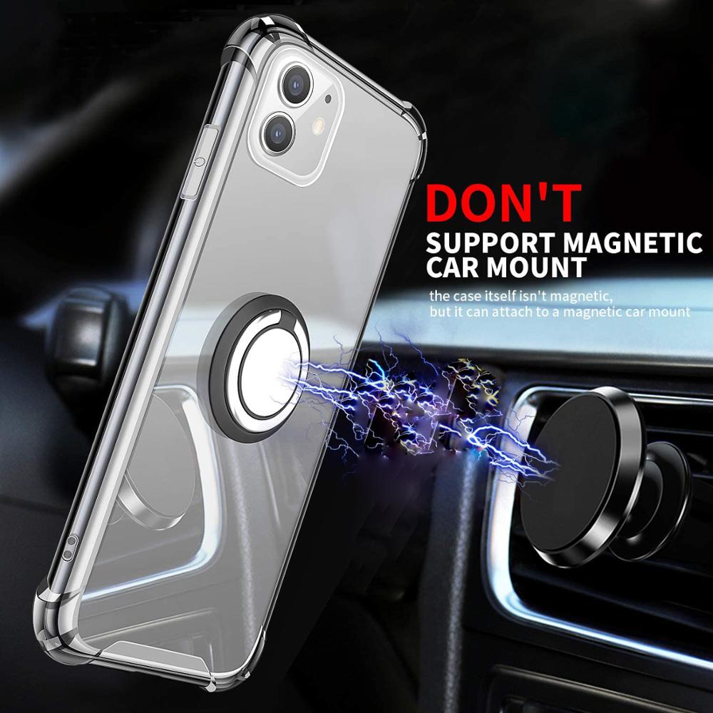 Ring Holder Shockproof Phone Case For Google Pixel 7 Pro