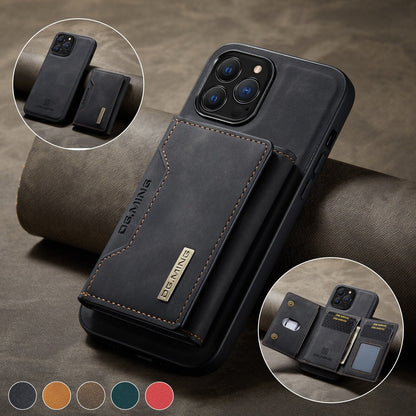 Magnetic Leather Case With Card Holder For iPhone