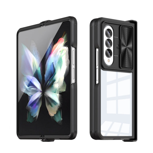 Anti-Drop Clear Case Slide Camera Protection for Samsung Galaxy Z Fold 4