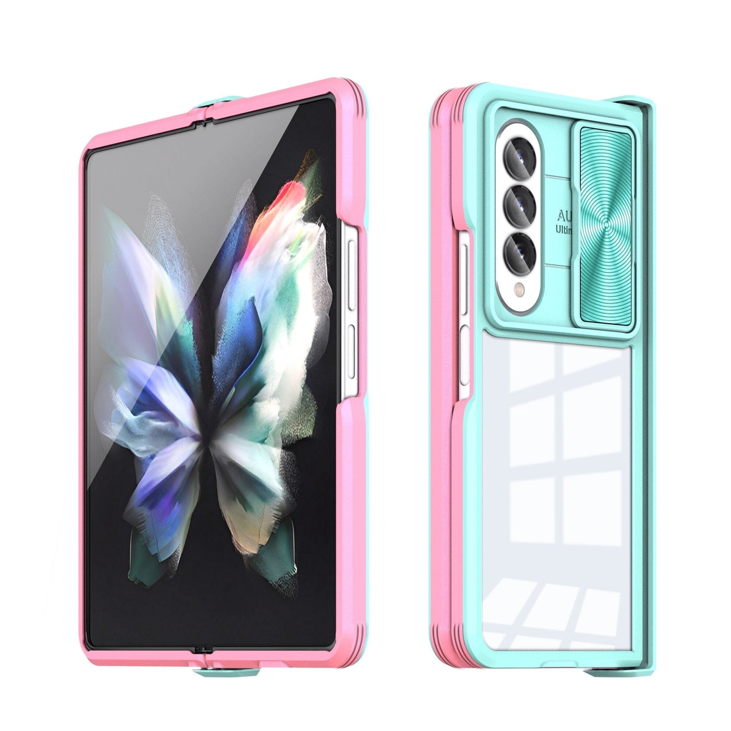 Anti-Drop Clear Case Slide Camera Protection for Samsung Galaxy Z Fold 4