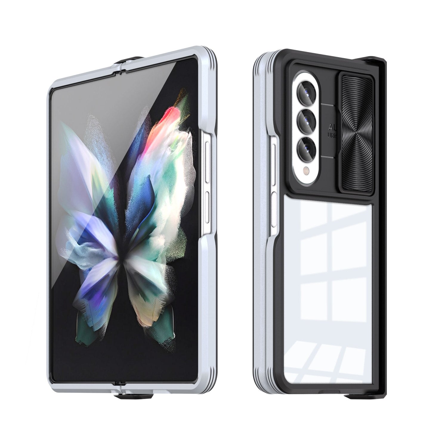 Anti-Drop Clear Case Slide Camera Protection for Samsung Galaxy Z Fold 4