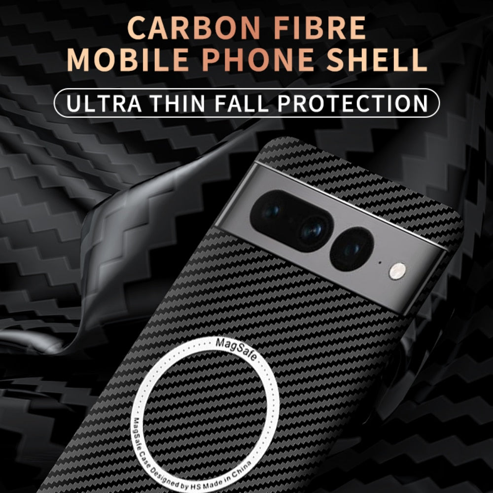 Luxury Carbon Fiber Phone Case For Pixel 7 Pro