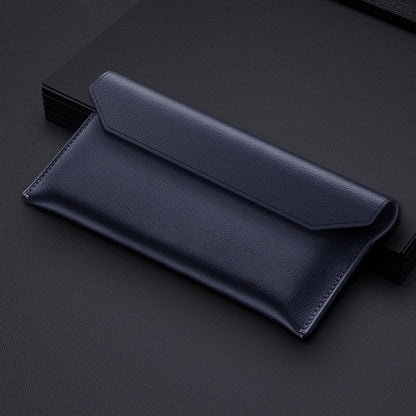 Genuine Leather Magnetic Pouch Case For Samsung Galaxy Z Fold 4