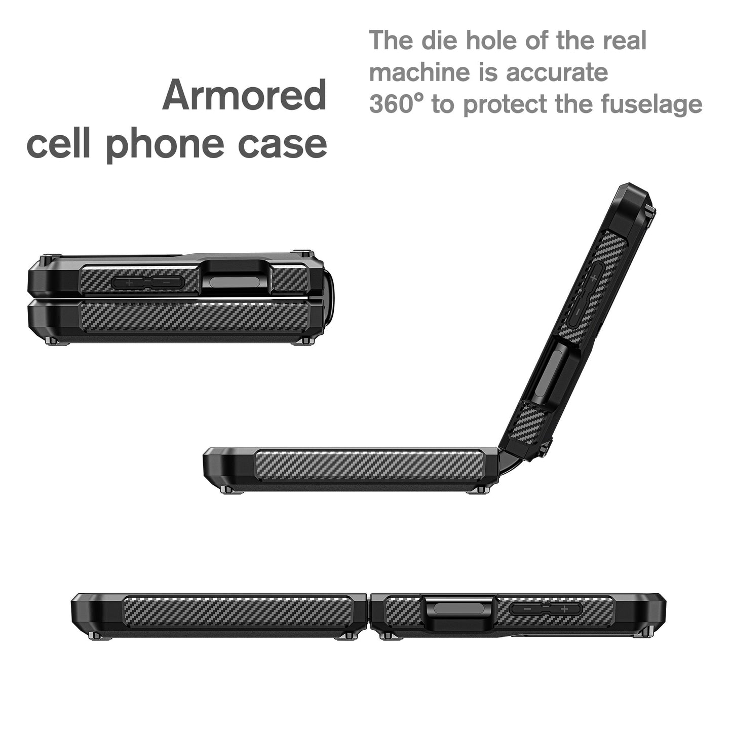 Shockproof Armor Case For Samsung Galaxy Z Flip 4