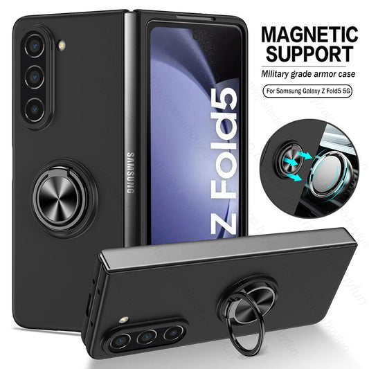 Magnetic Shockproof Case with Ring Stand For Samsung Galaxy Z Fold 5