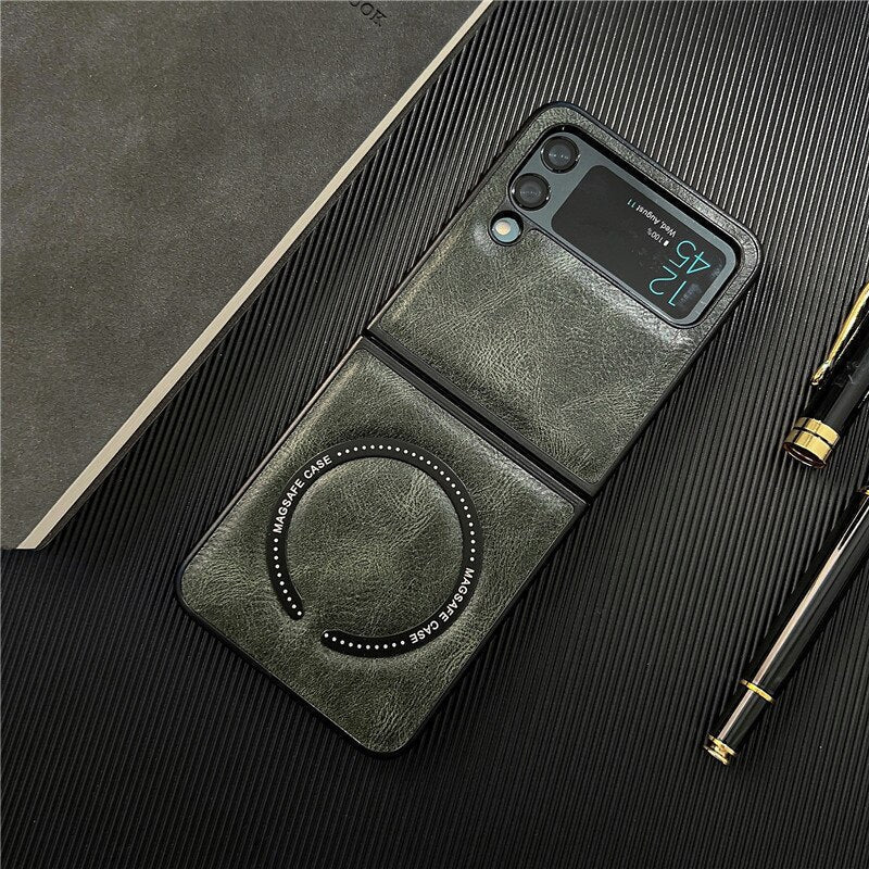 Luxury Business LeatherCase for Samsung Galaxy Z Flip