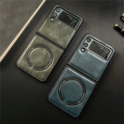 Luxury Business LeatherCase for Samsung Galaxy Z Flip