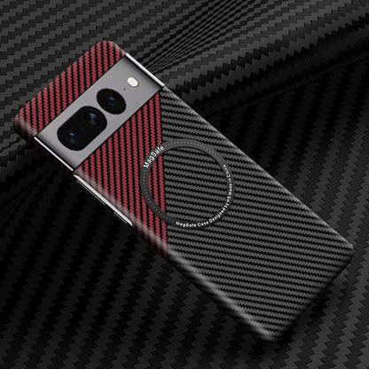 Wireless Carbon Fiber Phone Case For Google Pixel 7