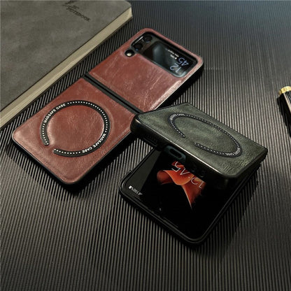 Luxury Business LeatherCase for Samsung Galaxy Z Flip