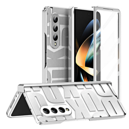 Luxury Transparent Plating Case For Samsung Galaxy Z Fold 5