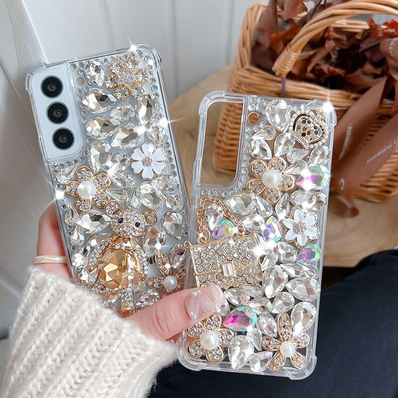 Luxury Diamond Phone Case For Samsung Galaxy S22 Series