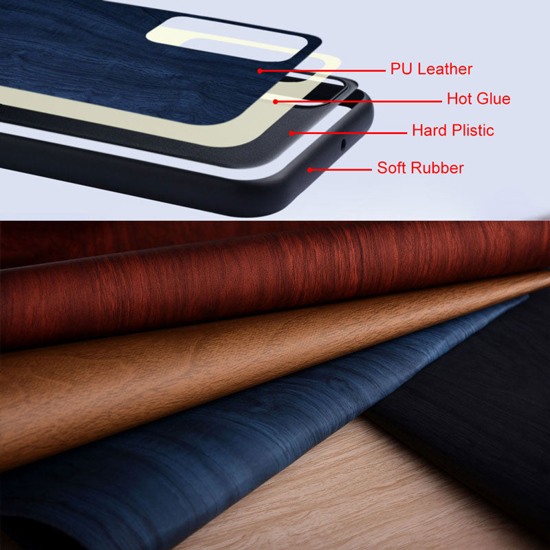 Bamboo Wood Pattern Leather Phone Case For Google Pixel 7 Pro