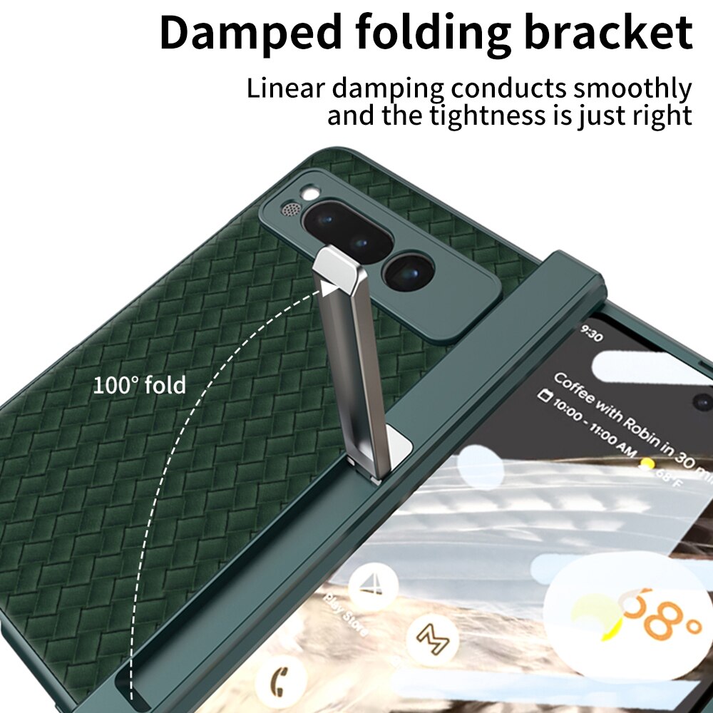 Magnetic Hinge Protective Case with Kickstand For Google Pixel Fold