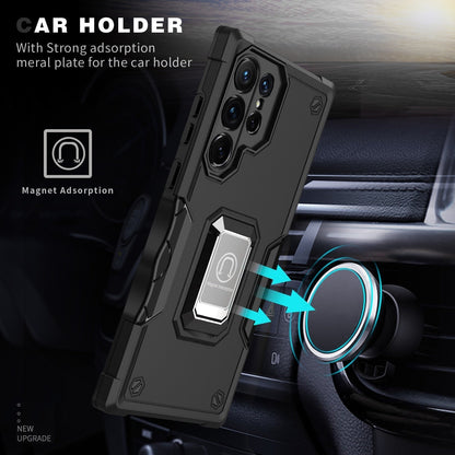 Anti-Drop Case with Ring Holder for Samsung Galaxy S23 Series