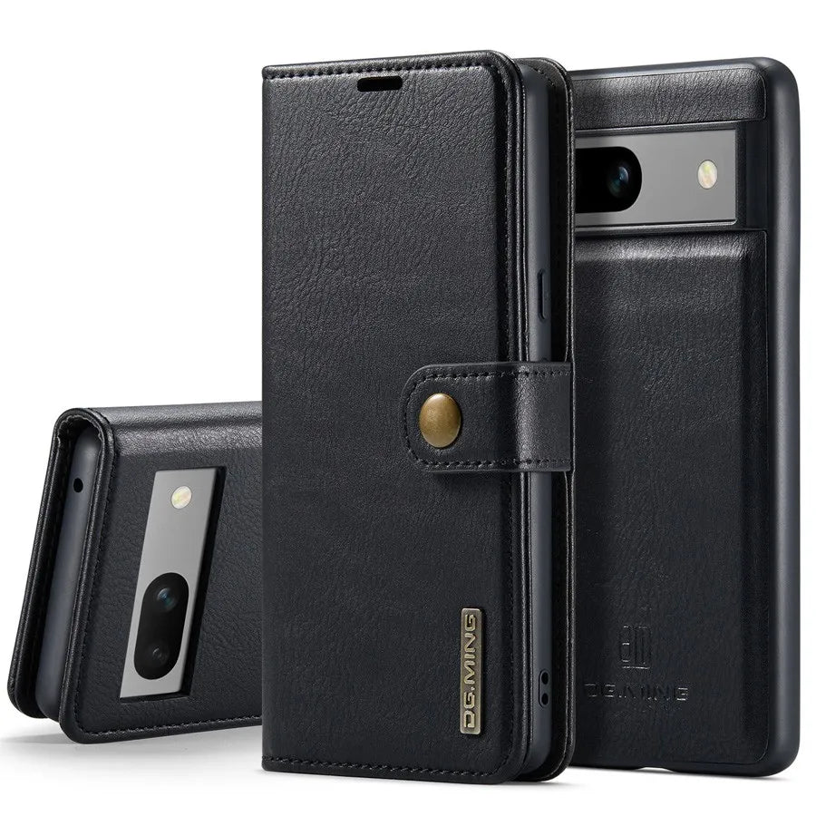 Detachable Magnetic Leather Wallet Case for Google Pixel Series