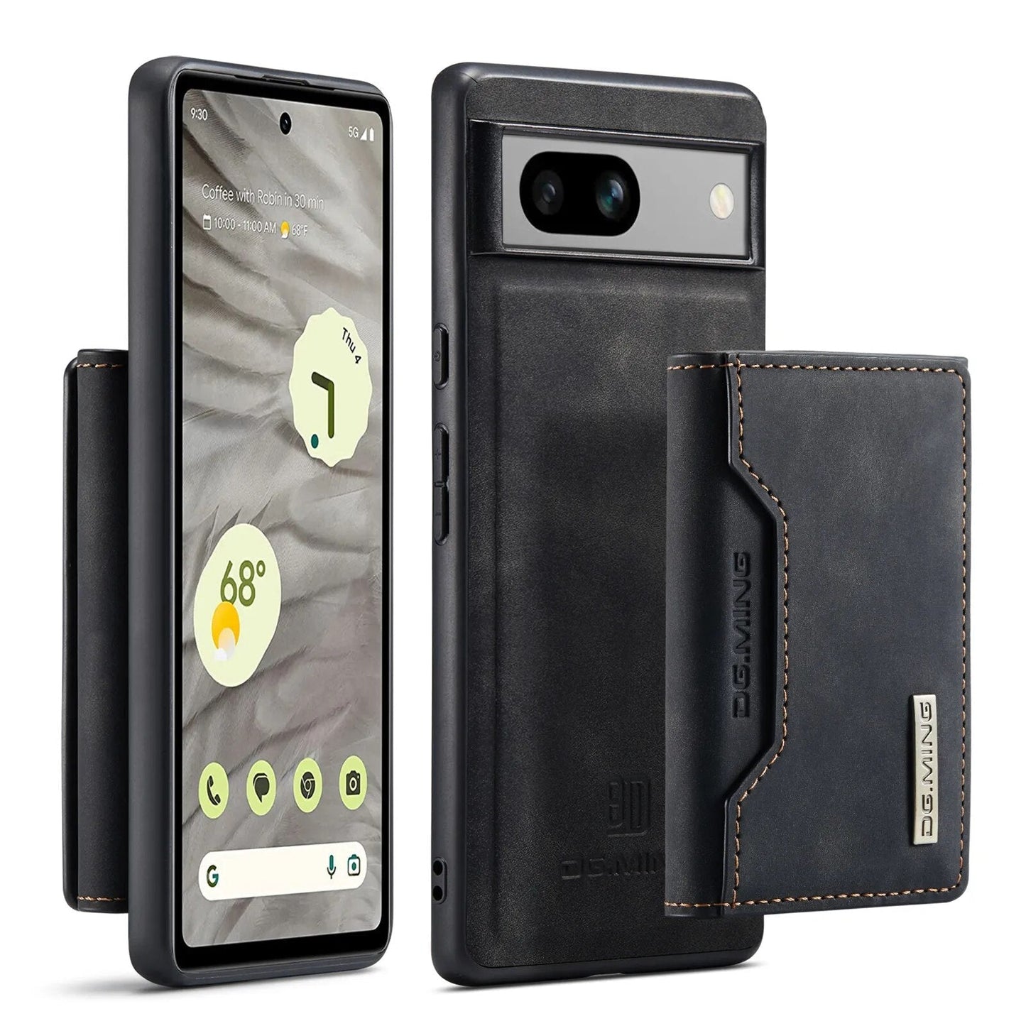 Detachable Magnetic Wallet Cards Solt Leather Case for Google Pixel 8 Series