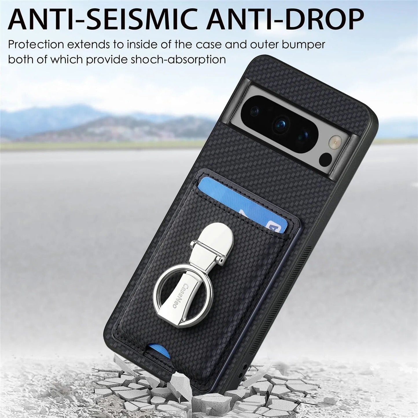 Anti-drop Case with Wallet for Google Pixel 8 Series