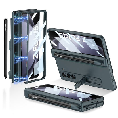 Shockproof Matte Case With Bracket & Pen Holder For Samsung Galaxy Z Fold 5