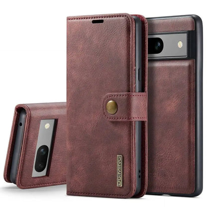 Detachable Magnetic Leather Wallet Case for Google Pixel Series