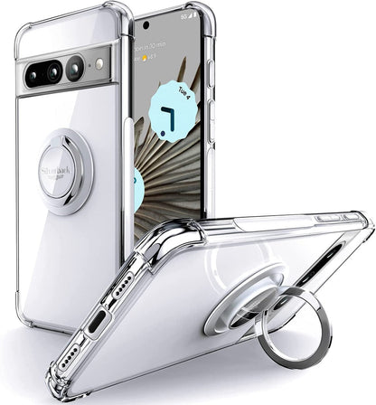 Ring Holder Shockproof Phone Case For Google Pixel 7 Pro