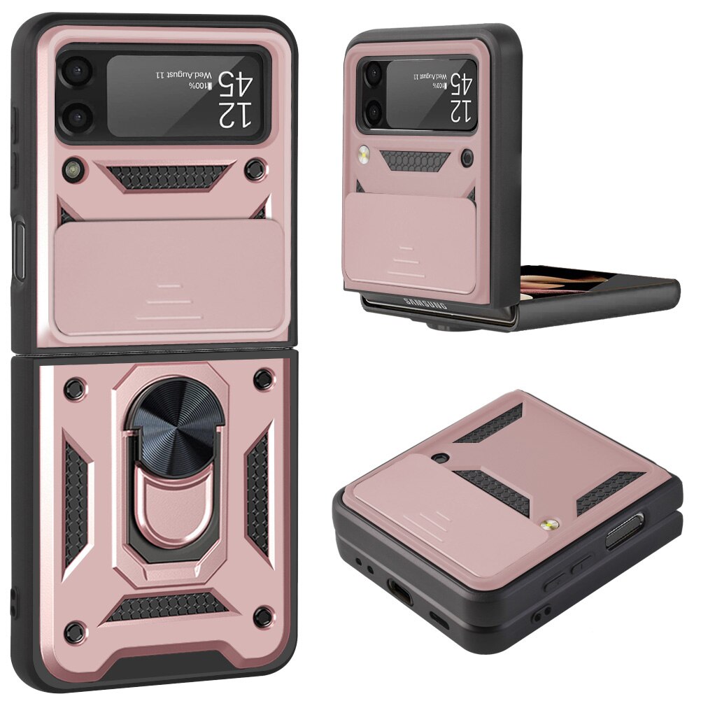 Magnetic Shockproof Case with Camera Cover For Samsung Galaxy Z Flip 4