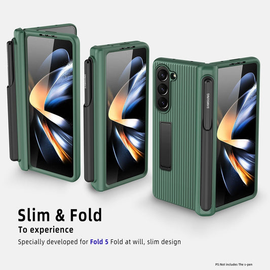 Shockproof Case with Screen Protective & S Pen Holder For Samsung Galaxy Z Fold 5